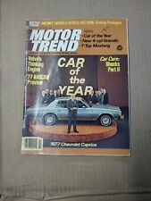 Motor Trend Magazine February 1977 Car Of The Year NASCAR Chevrolet Ford Tech ++ picture