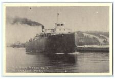 c1940s Steamship Ann Arbor No. 4 Frankfort Michigan MI Unposted Vintage Postcard picture