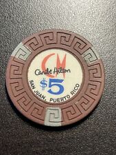 $5 Caribe Hilton San Juan Puerto Rico Casino Chip *RARE* picture
