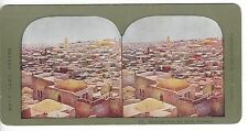 Jerusalem from the North, Palestine, Holy Land, 1904 Color Stereoview picture