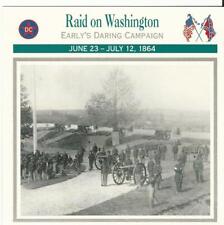 1995 Atlas, Civil War Cards, #30.06 Raid on Washington DC, Fort Stevens picture