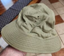 Original WWII U.S. Herringbone Jungle Style Hat / UNISSUED BEAUTY picture