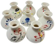 Ceramic Small Vase Teeny Tiny Handmade Hand Painting Vase Shiny For Decoration picture
