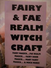 FAIRY AND FAE REALM WITCHCRAFT book picture