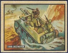 1950 Topps, Freedom's War, #60 Tank Destroyer - Partial Set Break - Vg picture