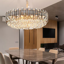 First Class Crystal Chandelier Living Room Ceiling Pendant Light Hotel Bedroom picture