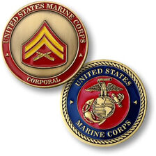 NEW USMC U.S. Marine Corps Corporal Challenge Coin. picture