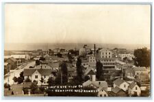 1911 Birds Eye View Of Kewaunee From West Wisconsin WI RPPC Photo Postcard picture