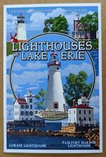 Lantern Press Postcard OH: The Lighthouses of Lake Erie. Ohio picture