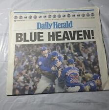 11/3/2016 Daily Herald Chicago Cubs Win World Series Newspaper Nov 3, 2016 picture