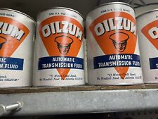 Oilzum Vintage 1 Quart Oilzum Transmission Fluid Oil Can Full Rare Find picture