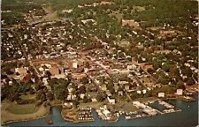 Aerial View Nyack New York NY Postcard L61 picture
