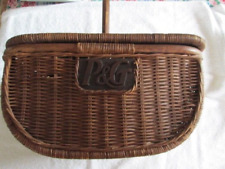 Vintage Proctor & Gamble Whicker Picnic Basket picture