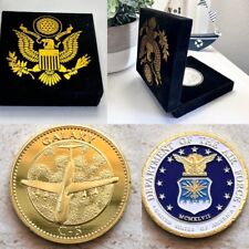 U S AIR FORCE C-5 GALAXY Challenge Coin Come With Special Velvet Case picture