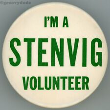 I'm A Charles Stenvig Volunteer Minneapolis MN Mayor Campaign Pin Pinback Button picture