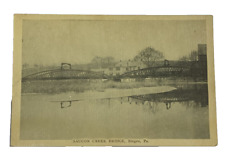 Bingen PA Saucon Creek Bridge Postcard picture