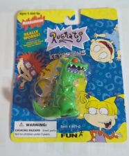 Sealed 1997 Nickelodeon Rugrats Reptar Keychain Figure Pull Back Action picture