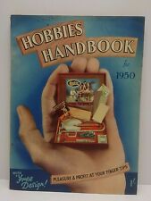 hobbies Handbook 1950 booklet of model making Craft woodwork etc Vintage Adverts picture