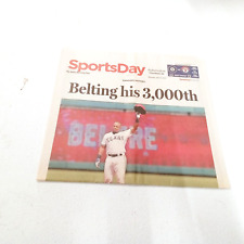The Dallas Morning News July 31 2017 Adrian Beltre 3,000 Hit Texas Rangers picture