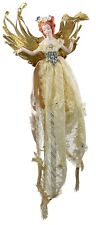 Angel Fairy Victorian Christmas Tree Topper Figurine Covington Faucett picture