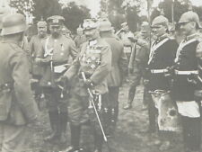Vtg Kaiser Wilhelm ll & Troops German General Postcard RPPC War Military WW1 picture