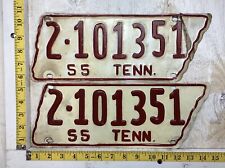 1955 Tennessee State Shaped License Plate  picture