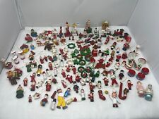 Vintage Christmas Small Wooden Ornaments Lot Of 120+ picture