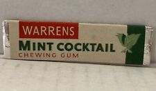 Vintage 1947 WARRENS Mint Cocktail CHEWING GUM--Old Stock-Sealed picture