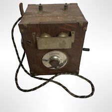 Vintage Kellogg Switchboard & Supply Co Field Telephone RARE WW1 Crank Portable picture