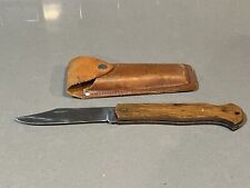 Vintage Large Brazilian Folding Survival Knife & Sheath picture