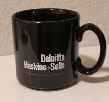 Deloitte Haskins Sells Vintage Mug Black Audit Tax Accounting Big 4 Four England picture