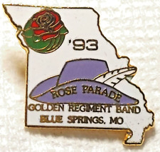 Rose Parade 1993 Golden Regiment Band Blue Springs MO TOR Lapel Pin (091923) picture