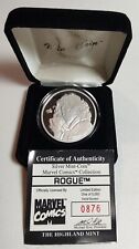 1997 Marvel X-Men Highland Mint Rogue Silver Mint Coin picture