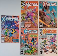 X-Factor 1-5 (1st app of X-Factor & 1st Cameo Of Apocalypse) 1986 picture