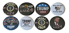 8-pack Trump 2024 Campaign Buttons – Take America Back 2024 pins (2.25 inches) picture