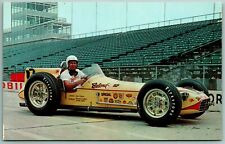 Jimmy Bryan Indy 500 Race Car Driver Indianapolis IN UNP Chrome Postcard J12 picture