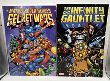 Marel Trade Paperback Lot - 2 Books Infinity Gauntlet Secret Wars MCU picture