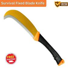 Tactical Hunting Survival Fixed Blade Knife Machete Bowie Camping Axe Sword picture