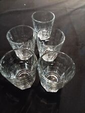 Set of five, 5 oz glass shooters picture