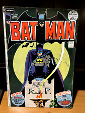 Batman #242 1st Appearance Matches Malone 1972 BRONZE AGE, NEAL ADAMS COVERS picture
