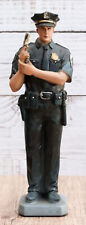 Men In Blue Police Man Officer Cop in Uniform Carrying Gun Memorial Figurine picture