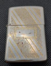 Vtg 1980's Brushed Gold Tone ZIPPO III Lighter See Photos 2859 picture