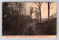 Sandy Hollow PA-Pennsylvania, Battle Of Brandywine, Vintage c1907 Postcard picture