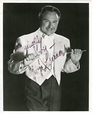 George Liberace Conductor Violinist TV Show With Brother Signed Autograph Photo picture