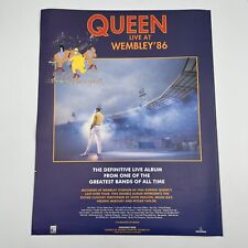 Queen Live at Wembley 86 Vintage 1992 UK Promo Print Ad 10