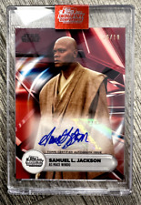 2024 Topps Industry Conference Star Wars Mace Windu Samuel L Jackson Auto #/10 picture