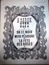 1949 CARON La Fete Des Roses PERFUME Ad picture