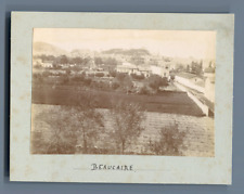 France, Beaucaire Vintage Print.  6x9 Citrate Print Circa 1900  picture