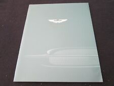 1999-2002 Aston Martin DB7 V12 Vantage GERMAN Brochure Coupe Volante Catalog picture