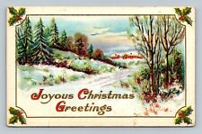 JOYOUS CHRISTMAS Greetings Postcard  picture